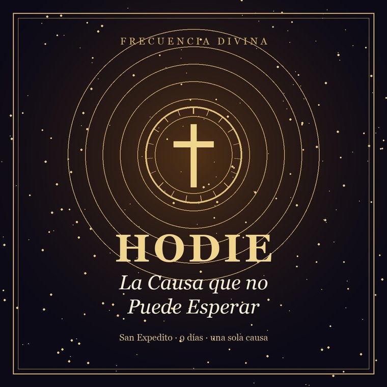 HODIE — la cruz que dice hoy
